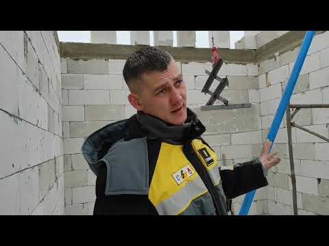 Супер простой и надёжный кран для подъёма газобетона на 2 этаж