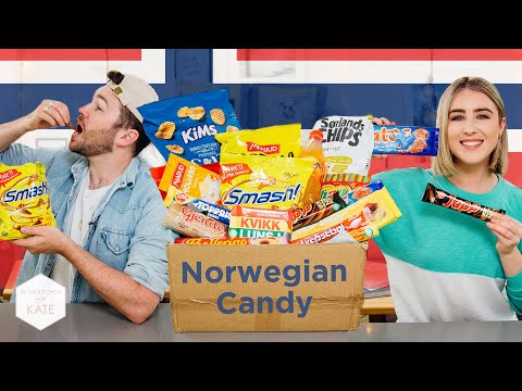 British People trying Norwegian Candy - This With Them