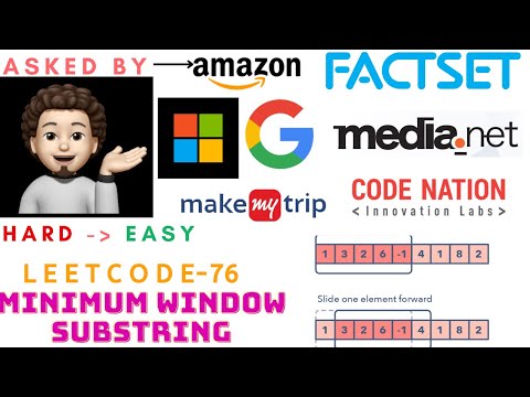 Minimum Window Substring | Google | Leetcode 76
