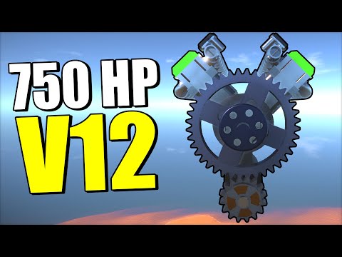 I Built a Massive V12 Engine with 750 HP for Powering BIG Vehicles!