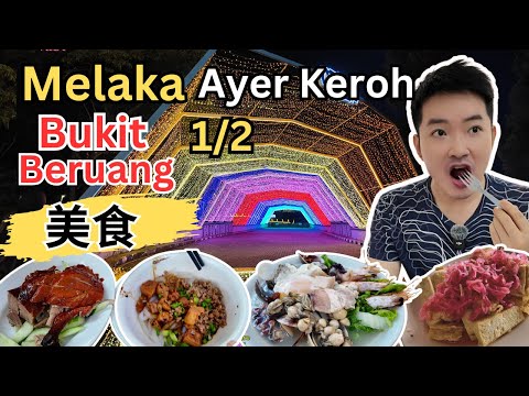 [马六甲Ayer Keroh, Bukit Beruang~美食1/2] 兴记烧腊！佳园鸭面！阿汉莆田面！Awang印度煎饼！Happy板面！联邦阿清酿豆腐！Our Place娘惹菜！燕姐美食广场！