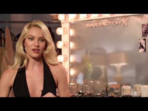 Candice Swanepoel for Max Factor on Glamour Transformation