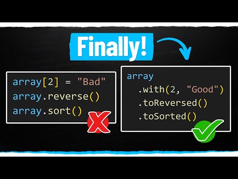 I Waited 15 Years For These New Array Methods