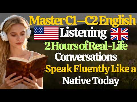 Master C1–C2 English Listening | 2 Hours Real-Life Conversations for Fluency