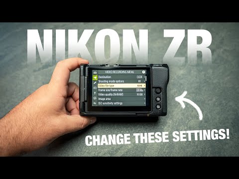 Nikon ZR Settings You NEED to Change for Better Video!