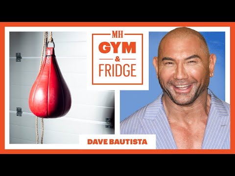 Dave Bautista Shows Off His Home Gym And Fridge | Gym & Fridge | Men's Health