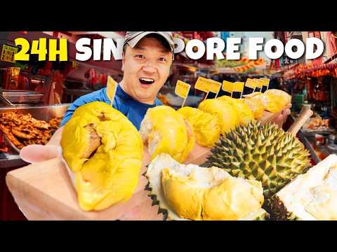 24 Hours Eating ONLY Chinatown Food in Singapore