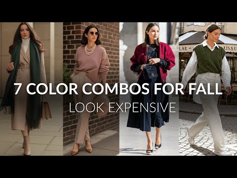 7 elegant color combos for classy women FALL 2025