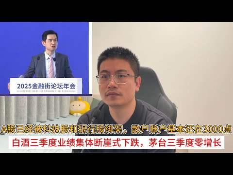 A股已经被科技股和银行股绑架，散户账户基本还在3000点；A股已经被科技股和银行股绑架，散户账户基本还在3000点