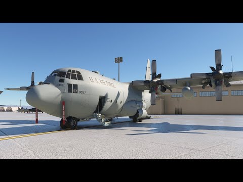 Livestream first look at the Captain Sim Lockheed C-130H Hercules in Microsoft Flight Simulator