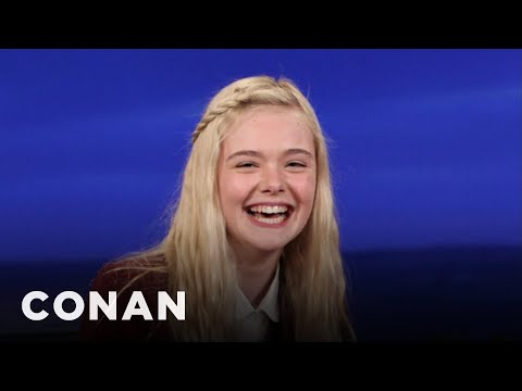 Elle Fanning Is Obsessed With Cobb Salad | CONAN on TBS