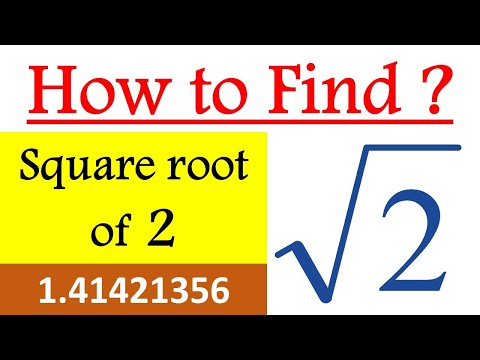 How to find Square root of 2 by Long Division Method | Square Root of 2 in Hindi | Square root of √2