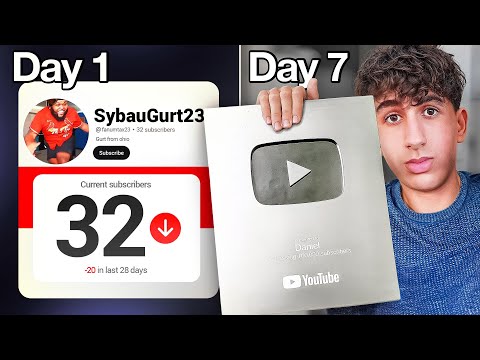 I Got 100k Subscribers In 7 Days to Prove It’s Not Luck