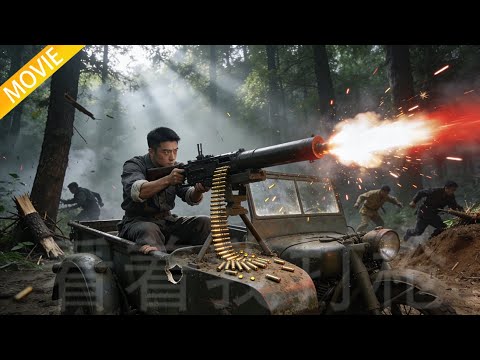 A young man is tailed by agents—but he’s a master who pulls out a machine gun and mows them down!