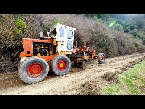 Vintage 12 Ton Grader bought for Scrap value- All fixed up and back to work