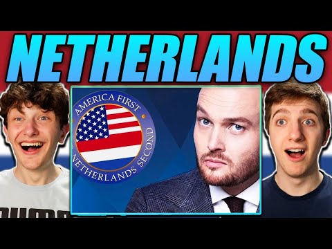 Reaction to America First, Netherlands Second! (Americans React to Dutch Satire)