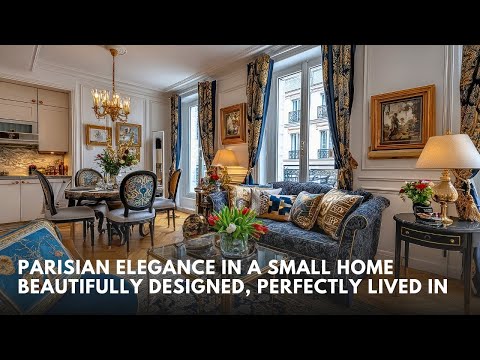 Parisian Elegance in a Small Home  Beautifully Designed, Perfectly Lived In