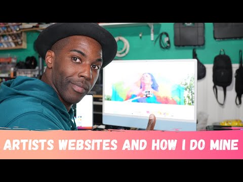 Why Artists need websites and How I do my Artist Website