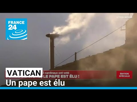 Fumée blanche au Vatican : l’Église catholique tient son nouveau pape • FRANCE 24