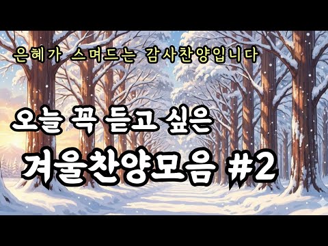 [CCM PLAYLIST] 넓은 곳으로 인도하시는 주님 | 겨울찬양모음#2ㅣ아침기도, 명상