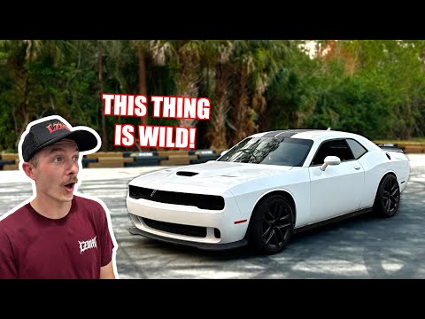 Pro Drifter Rips My Electric Hellcat! (Feat. Adam LZ)