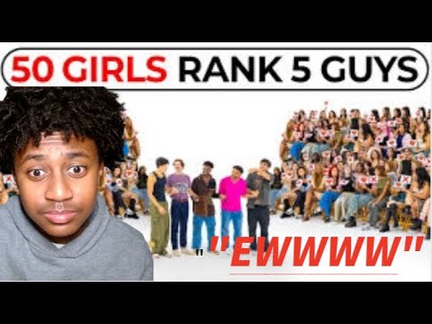 50 Girls Rate 5 Guys Based On Attractiveness...