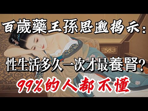 百歲藥王孫思邈揭示：性生活多久一次才最養腎？|養生|打坐冥想|道家|佛教 |佛學知識|修心修行|禪悟人生 |南無阿彌陀佛|談佛道安