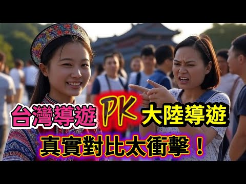 台灣導遊pk大陸導遊：差異超乎想像！ | 遊客不買東西就被……！大陸導遊怒罵片曝光！台灣導遊反差太暖！| 導遊也分兩種人！台灣導遊讓你愛上旅遊，大陸導遊讓你後悔出發！