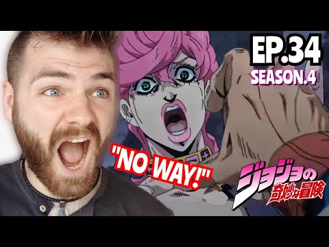 THE SECRET ARROW POWER?!!! | JOJO'S BIZARRE ADVENTURE *PART 5* EPISODE 34 | (S4 EP:34) REACTION!