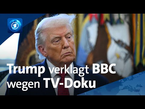 US-Präsident Trump reicht Milliardenklage gegen BBC ein