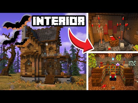 How to Build a Haunted House | Minecraft HALLOWEEN Build Hacks