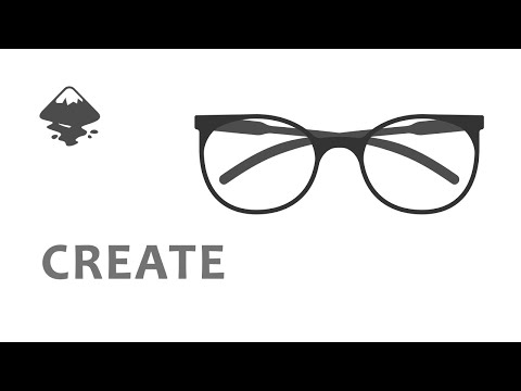 Create these folded-arm eyeglasses in Inkscape | Inkscape tutorial