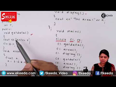 Write a Program to Calculate Area of Circle in C++ - C++ Programming - Computer Science Class 12