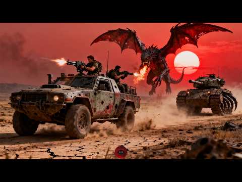 Post-nuke Earth: monster paradise! Squad battles mutated giants.