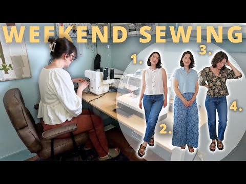 My Weekend of Sewing | Spring/Summer Wardrobe Makes