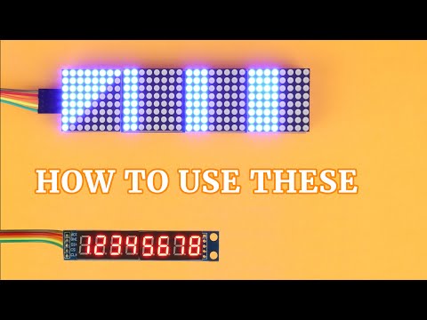 MAX7219 LED multiplexing tutorial