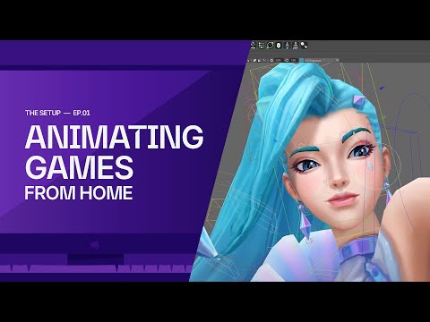 Animating Games From Home - The Setup Episode 1: Lana Bachynski