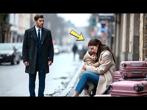 Am Heiligabend Wurde Sie Mit Ihrer Tochter Hinausgeworfen, Doch Der Millionär Sah Alles Und…
