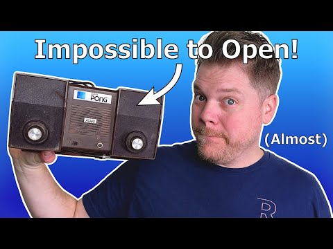 Atari Super Pong & The Notorious Security Screws - Teardown and Deep Clean