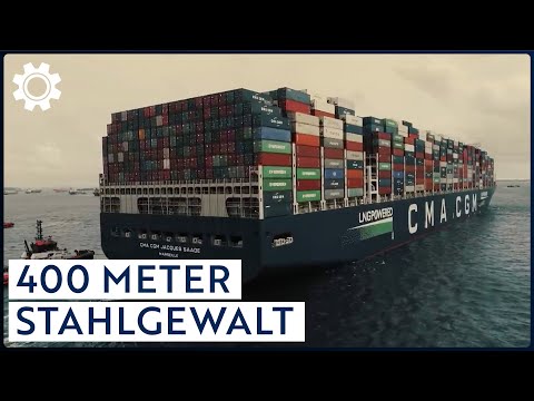 So werden die größten Containerschiffe der Welt gebaut! 🛠️ | Doku