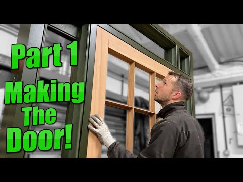 Door Making - Part 1 Set out and Tenoning the rails