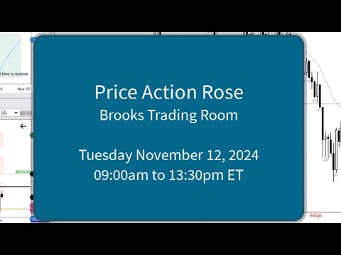 Price Action Rose - Brooks Trading Room November 12, 2024
