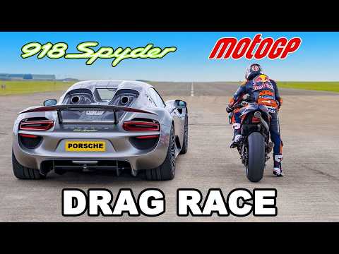 Porsche 918 Spyder vs Red Bull MotoGP Bike 🚀 | carwow