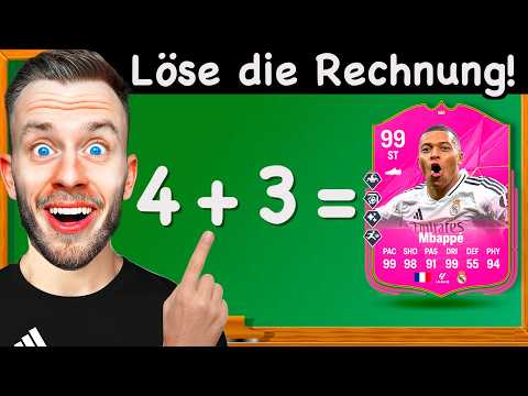 Schnell Kopfrechnen bestimmt mein FC 25 Team! 👀⚽️