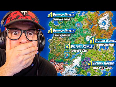 Winning At EVERY Fortnitemares LOCATION!