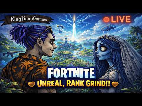 🔴LIVE! - FORTNITE!🔥 🎯UNREAL RANK GRIND!🎯 ~ SHOP: KingBenjiGames