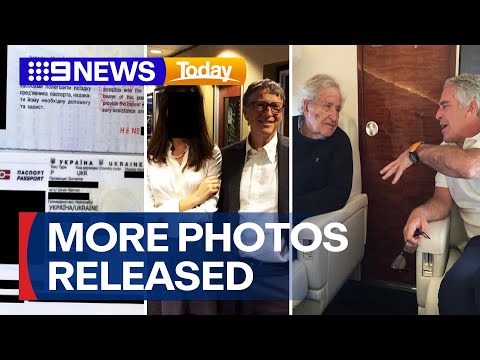 More photos from Jeffrey Epstein's estate released by Democrats | 9 News Australia