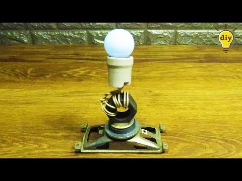 Free Electric Energy Using Speaker Magnet / New Ideas Free Energy 100%