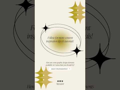 Canva Tips and Tricks - Aesthetic Design Elements