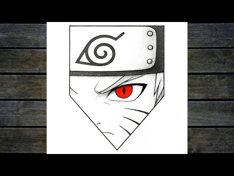 How to Draw Naruto in Kyuubi Mode | Step-by-Step Anime Drawing Tutorial